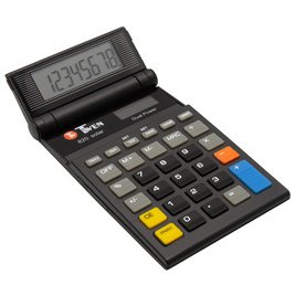 Calculatrice de poche 820 solaire, noir