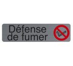 Plaque de signalisation 'Défense de fumer'