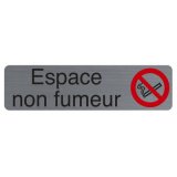 Plaque de signalisation 'Espace non fumeurs'