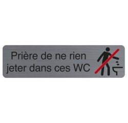 Plaque de signalisation