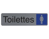 Plaque de signalisation 'Toilettes Dame'