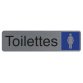 Plaque de signalisation 'Toilettes Dame'