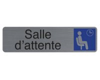 Plaque de signalisation 'Salle d'attente'