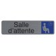 Plaque de signalisation 'Salle d'attente'