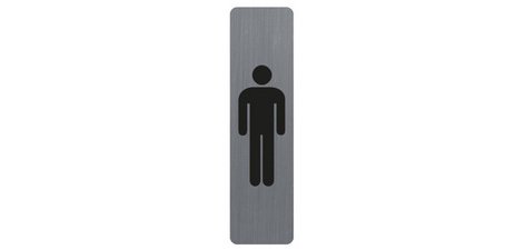 Plaque de signalisation 'Homme'
