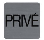 Plaque de signalisation 'Privé'
