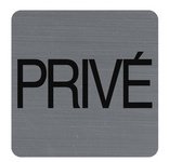 Plaque de signalisation 'Privé'
