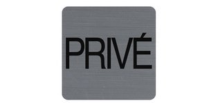 Plaque de signalisation 'Privé'