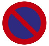 Plaque de signalisation 'Interdit de fumer'