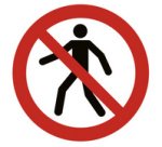 Plaque de signalisation 'Interdit de fumer'