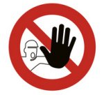 Plaque de signalisation 'STOP'