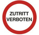 Plaque de signalisation 'Interdit de fumer'