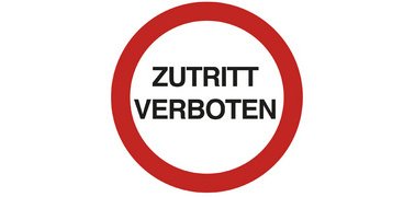 Panneau PVC adhésif antidérapant Interdiction de stationner 30 cm - Rouge