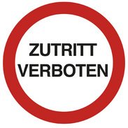 Panneau PVC adhésif antidérapant Interdiction de stationner 30 cm - Rouge