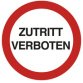 Panneau PVC adhésif antidérapant Interdiction de stationner 30 cm - Rouge