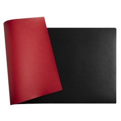 Sous main Exacompta 40 x 80 cm noir/rouge