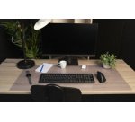 Sous-main souple PVC Crystal - 43 x 90 cm - Incolore