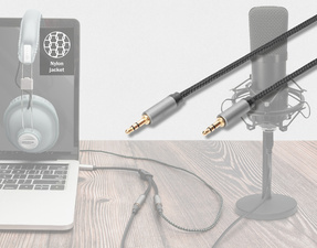 J&D 3,5 Mm 1/8 Vers 2 XLR Câble, Câble De Raccordement Audio Stéréo Entre XLR Et 1/8 TRS Mâle Asymétrique Pour Ordinateur Portable, Appareil Photo DSLR, Microphone Smartphone, 1,8 Mètre