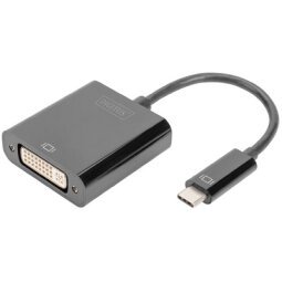 Adaptateur graphique, USB-C - DVI, noir