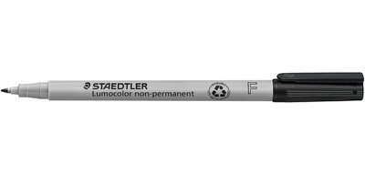 Niet-permanente marker 316F Lumocolor - zwart