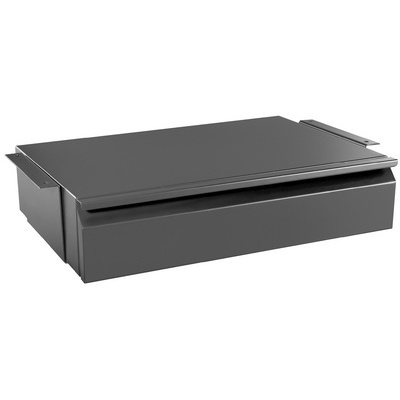 Tiroir de bureau, noir-mat