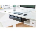 Tiroir de bureau, noir-mat