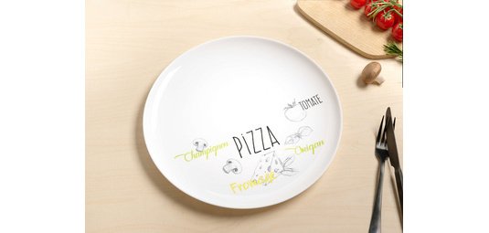 Assiette à pizza ALBERTO, 320 mm