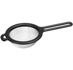 Tamis de cuisine fin, diamètre: 150 mm, noir
