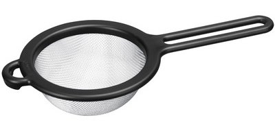 Tamis de cuisine fin, diamètre: 190 mm, noir