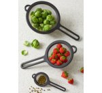 Tamis de cuisine fin, diamètre: 190 mm, noir