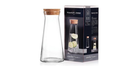 Glaskaraffe 'CORCHO', 1,0 l