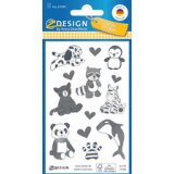 ZDesign KIDS Sticker papier, noir/blanc