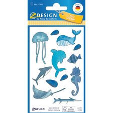 ZDesign KIDS Sticker papier, bleu