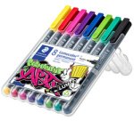 Marqueur permanent 318F Lumocolor, étui de 4