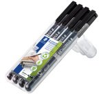 Marqueur permanent 318F Lumocolor, étui de 4