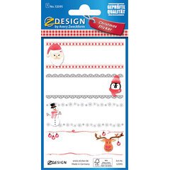 ZDesign Sticker pour cadeau de Noel 'Nom'