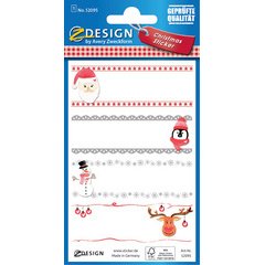 ZDesign Sticker pour cadeau de Noel 'Nom'