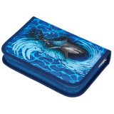 Étui scolaire 'Blue shark', 31 pièces