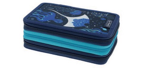 Étui scolaire TriCase 'Deep Ocean', 31 pièces