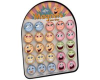 Aimant à visage, en verre, tableau magnétique de 25