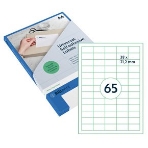 Etiquette universelle, 210 x 148 mm, blanc