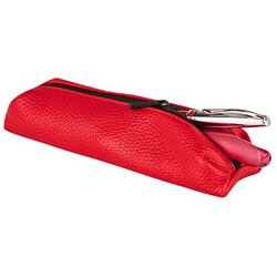 Trousse ronde Origami 'Flame red'