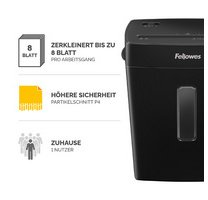 En_destructora de documentos fellowes p-42c capacidad 8h seguridad p4 grapas y tarjetas papelera 15 l