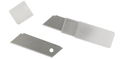 Lames de rechange pour cutter, lame: 18 mm, boîte de 5
