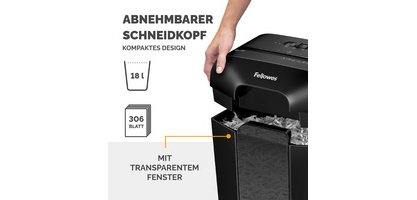 Fellowes Powershred LX70 Shredder - Micro-Cut Shredding