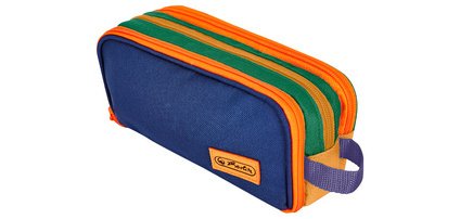 Trousse à deux compartiments université, menthe/