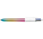 Stylo bille Bic 4 couleurs rétractable 4 Colours Gradient, assorti