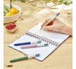 BIC Stylo à bille rétractable 4Colours Wood Style présentoir