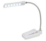 Mini Lampe à pince LED, à piles, blanc