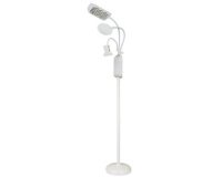 Ledlamp op standaard met clip en loep, wit